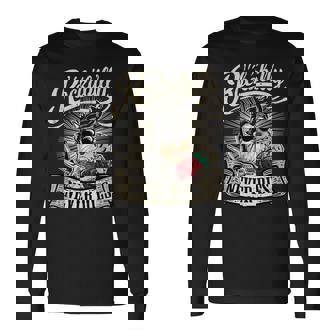 Rock N Roll Never Dies 愛犬家シュナウザー 長袖Tシャツ - Kawaiitshirt