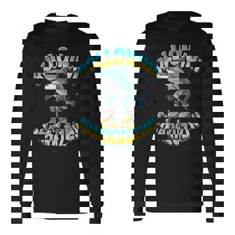 Rolloliniharkuzzini ミームローラーシャーク イタリアンブレインレッド 長袖Tシャツ - Kawaiitshirt