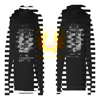 Rottweiler Mamá Girasol Con Perro Pata Día De La Madre Camiseta de manga larga - Regaloses