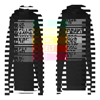 Ruhe Bewahren Georg Regelt Daspruch In Retro Farben Langarmshirts - Geschenkecke