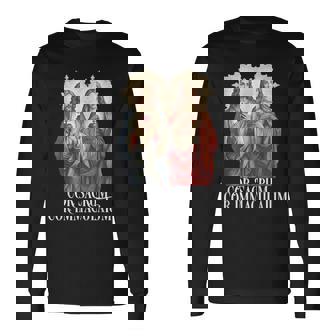 Sacré-Cœur De Jésus Et Cœur Immaculé De Marie Catholique T-shirt à manches longues - Cadeauxyz