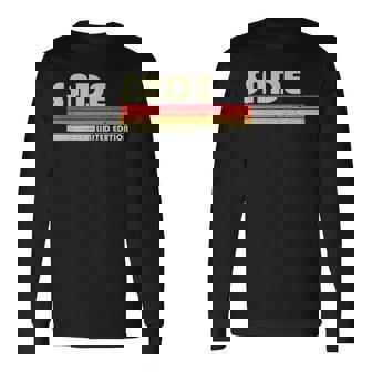 Sade 名前入り レトロヴィンテージ 80年代 90年代 誕生日 長袖Tシャツ - Kawaiitshirt