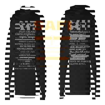 Safi Completely Unexplainable Notices Everything But Won’T Say It Name Long Sleeve T-Shirt - Seseable