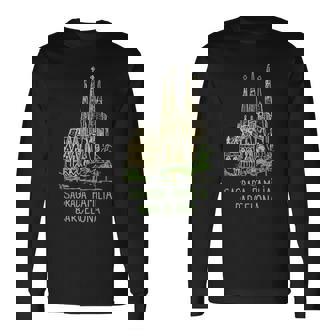 Sagrada Familia Barcelona Camiseta de manga larga - Regaloses