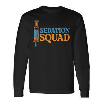 Salud Equipo Medicina Quirófano Asistente De Anestesia Camiseta de manga larga - Regaloses