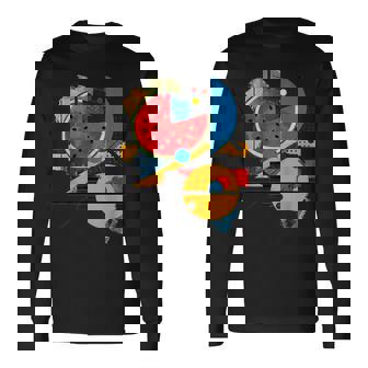 Sandía Geométrica Arte Diseño Gráfico Arte Arte Camiseta de manga larga - Regaloses