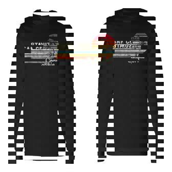 Santa Cruz Ca California Retro 70S 80Surfer Langarmshirts - Seseable