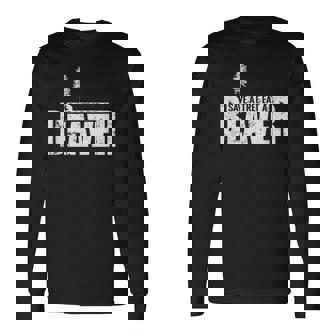 Save A Tree Eat A Beaver Rongeur Écologique T-shirt à manches longues - Cadeauxyz