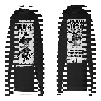 Schrodinger's Cat Wanted Physics シャツ 理科教師 長袖Tシャツ - Kawaiitshirt