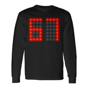 Score Board Six Seven 6 7 Meme Gen Alpha Slang Long Sleeve T-Shirt - Thegiftio UK