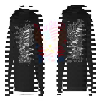 These Colors Don’T Run Bald Eagle Usa Flag Patriotic Flag Long Sleeve T-Shirt - Thegiftio