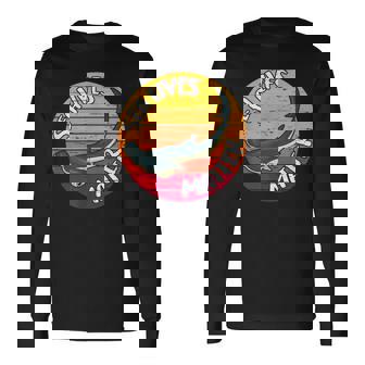 Sea Lives Matter ハンマーヘッドシャークを守る海の命 長袖Tシャツ - Kawaiitshirt