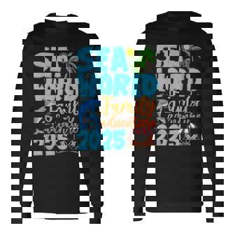 Sea World Dolphin Family Adventure Trip 2025 Spring Break Long Sleeve T-Shirt - Thegiftio