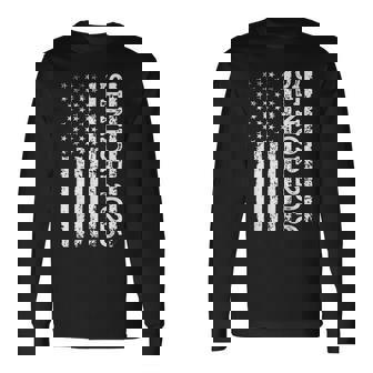 Senior Class Of 2026 Patriotic American Usa Flag Graduation Long Sleeve T-Shirt | Seseable CA