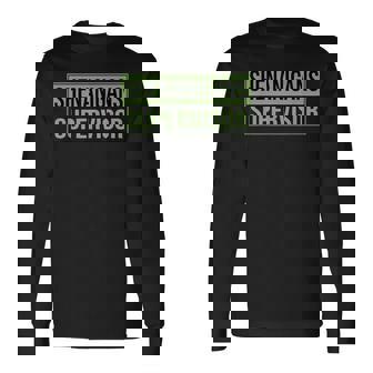 Shenanigans Supervisor StPatrick’S Day Long Sleeve T-Shirt - Thegiftio