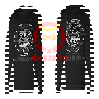 Shib Army クリプトホドルサムライ柴犬コイン 長袖Tシャツ - Kawaiitshirt