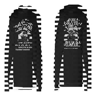 Shooting Guns Too Old To Fight Too Slow To Run Long Sleeve T-Shirt - Thegiftio