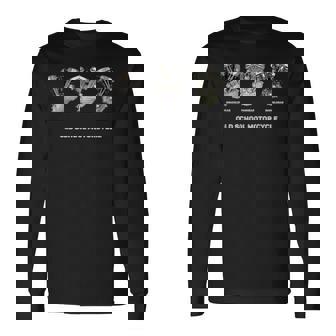 Shovelhead ナックルヘッド パンヘッドtwin オールドスクール オートバイ 長袖Tシャツ - Kawaiitshirt