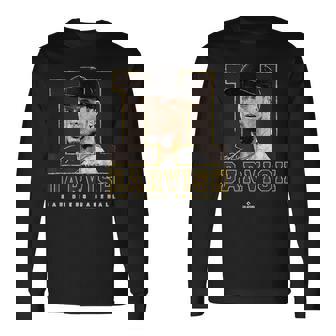 Silhouette Yu Darvishan Diego Mlbpa 長袖Tシャツ - Kawaiitshirt