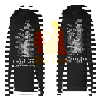 Sir Loin Sirloin Knight Pun Meme Long Sleeve T-Shirt | Mazezy