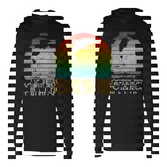 So Long And Thanks For All The Fish ビンテージtシャツ 長袖Tシャツ - Kawaiitshirt