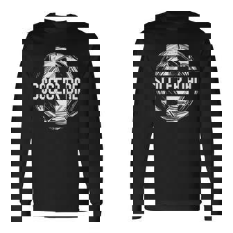 Soccer Dad Family Matching Team Player Sport Lover Papa Long Sleeve T-Shirt - Thegiftio