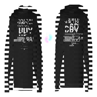 Soon To Be Daddy 2025 Loading Father First Time Dad Est 2025 長袖Tシャツ - Kawaiitshirt