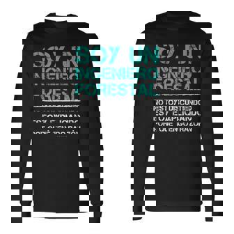 Soy Ingeniero Forestal Regalo Ingeniero Graduación Camiseta de manga larga - Regaloses