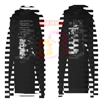 Soy Un Gato Ángel Pero El Gato Diablo Me Hizo Hacerlo Camiseta de manga larga - Regaloses