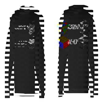 Speed Cubing Master パズル 3X3 算数キューブゲーム ルービックキューブ 長袖Tシャツ - Kawaiitshirt