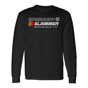 Speedway Slammer Home Of The Last Lap Long Sleeve T-Shirt - Thegiftio UK