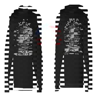 Spilling The Tea Since 1773 Red White Blue 4Th Of July Long Sleeve T-Shirt - Monsterry