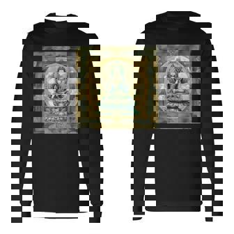 Spiritual Deitiesintage Ancient Buddhism Tibetano Budista Taraerde Niños Camiseta de manga larga - Regaloses
