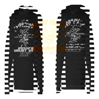 Spooky Island Est 2002 Amusement Park Skull Halloween Long Sleeve T-Shirt - Thegiftio UK