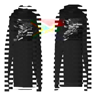 Springbok Bokke 南アフリカ国旗 ヴィンテージ ラグビー 長袖Tシャツ - Kawaiitshirt