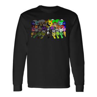 Sprunky Fight Simon Jevin Funbot Oren Pinki Tunner Long Sleeve T-Shirt - Thegiftio UK