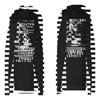 Stemi Chantier Humour Constructeur Cadeau Chantier Noir Adulte Eu 33 Inches-Neckans Manche Petit Regular T-shirt à manches longues - Cadeauxyz