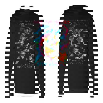 Stop Finning ジンベエザメ シュモクザメサメの種類タイダイ 長袖Tシャツ - Kawaiitshirt