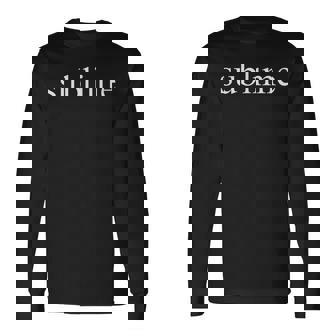 Sublime トレンディ アイロニック 皮肉 象徴的 長袖Tシャツ - Kawaiitshirt