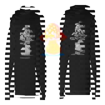 Superbeisage De Champignon Avec Moustache Pour Les Amateurs De Champignons T-shirt à manches longues - Cadeauxyz