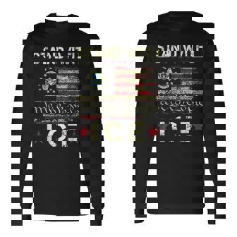 I Support Ice Vintage Ice Enjoy Deportation Long Sleeve T-Shirt - Thegiftio