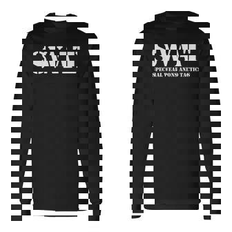 Swat チーム ヴィンテージ ポリス ユニフォーム 長袖Tシャツ - Kawaiitshirt