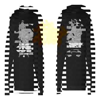 Swole Gymwole Doge Meme Buff Doge Meme 長袖Tシャツ - Kawaiitshirt