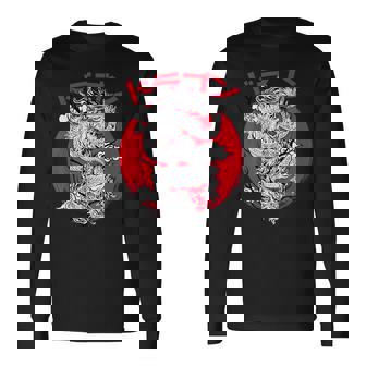 Symbole Esthétique Japonais Du Dragon Kanji Japon Redunset T-shirt à manches longues - Cadeauxyz