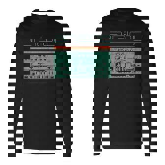 Synthesizer アナログシンセテクノ酸djプロデューサー ビンテージ 長袖Tシャツ - Kawaiitshirt