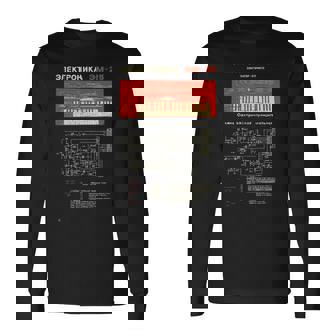 Synthesizer アナログロシアビンテージシンセテクノ酸腐敗 長袖Tシャツ - Kawaiitshirt