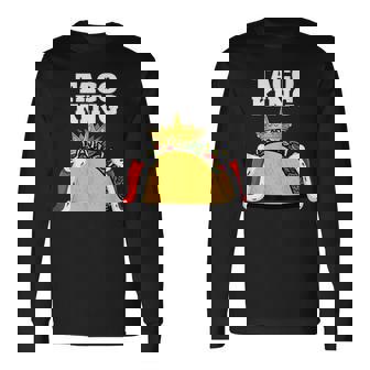 Taco King シャツ タコス愛好家用 長袖Tシャツ - Kawaiitshirt