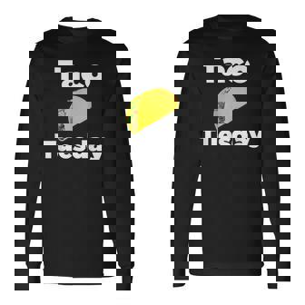 Taco Tuesday Taco Tuesday 長袖Tシャツ - Kawaiitshirt