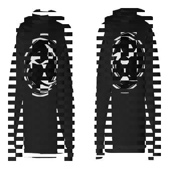 Taiko 太鼓みつどもえブラックグラフィック 長袖Tシャツ - Kawaiitshirt