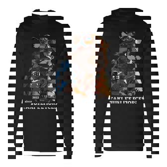 Tanuki Elite Forces No1 タヌキ精鋭部隊 漢字 動物 かわいい狸 たぬき おもしろ アニマル 長袖Tシャツ - Kawaiitshirt